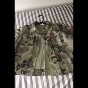 Floral Green jacket